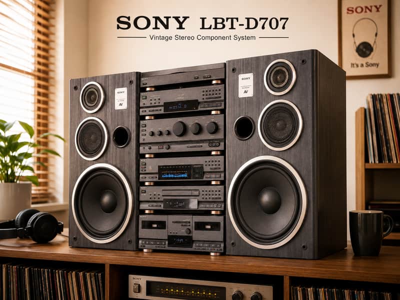 Sony LBT-D707 🔥RARE🔥 (1991) Vintage Stereo Component System image 1