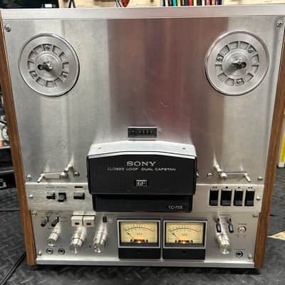 Sony TC-755 4 track 10.5" reel to reel tape deck. SERVICED! image 2