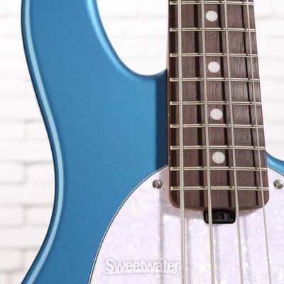 Sterling By Music Man StingRay RAYSS4 Electric Bass Guitar - Toluca Lake Blue (RaySS4TLBd2) image 6