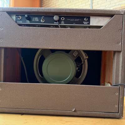 Fender Deluxe 6G3 Brownface 20-Watt 1x12" Guitar Combo 1961 - 1963 - Brown image 5