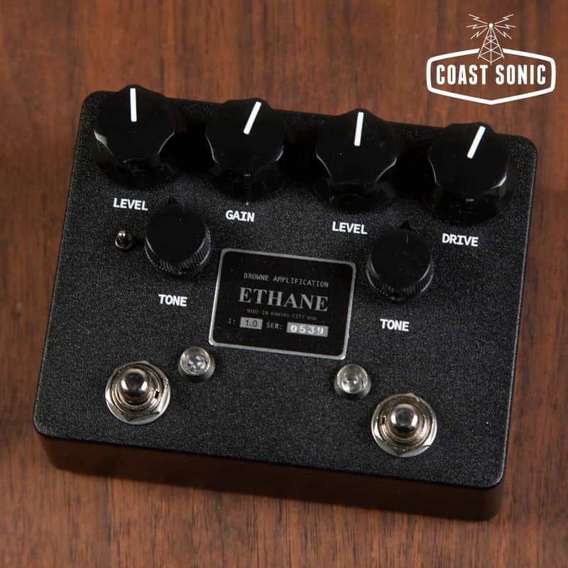 Browne Amplification Ethane Dual Overdrive - Black | Reverb Browne