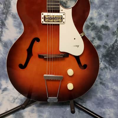 Harmony H53 Rocket 1967 Sunburst with Super-hot DeArmond Gold Foil Pickup in fabulous shape • With Original Vintage Case! image 1