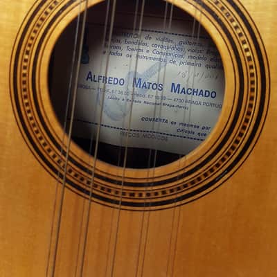 Small double-string Portuguese guitar (Viola de Braga or Viola Braguesa) image 3
