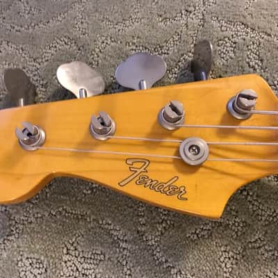 Lefty Fender Vintage Jazz JB62  3 Tone Sunburst image 9
