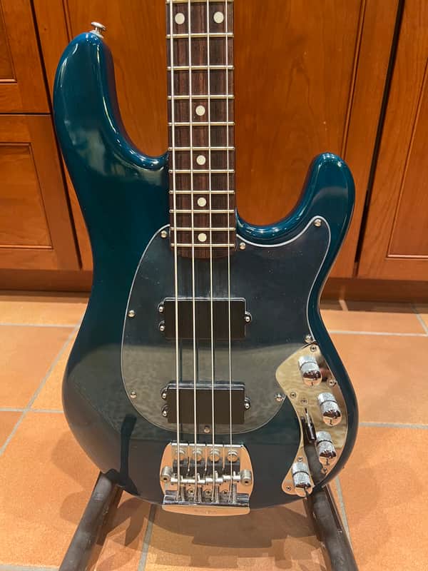Ernie Ball / Music Man Sabre 3EQ 1987 USA - Sting Teal - Hardshell Case image 1