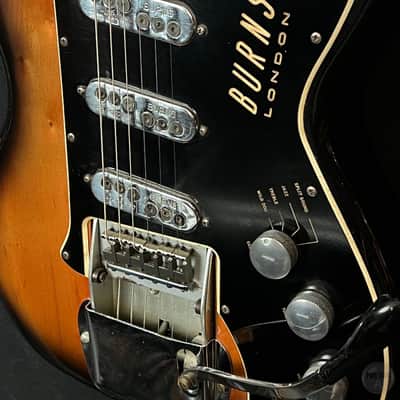 Burns London Split Sonic from 1964 in red-sunburst finish "Made in England" image 6