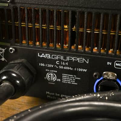 Lab Gruppen C 16:4 1600W Four-Channel Power Amplifier CG015RP image 10