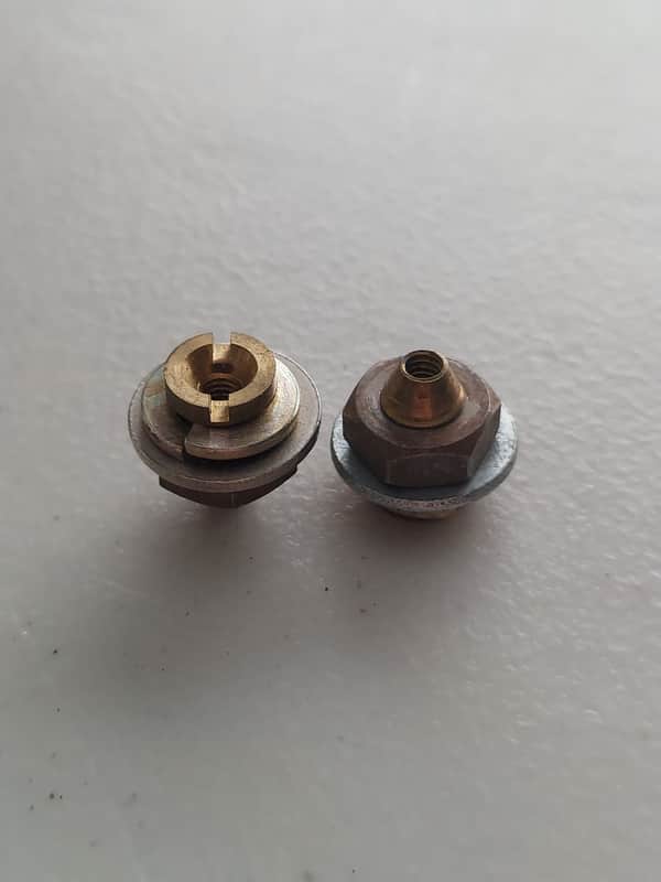 1960's Gibson Adjustable Acoustic Guitar Bridge Anchors - NOS (M-192) image 1