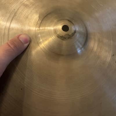 Zildjian 12" A. Zildjian Transition Stamp Hi-Hat Cymbals (Pair) 1946 - 1953 - Traditional image 7