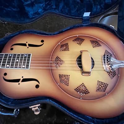 National Reso-Phonic Triolian 2021 - Walnut Burst - Steel image 6