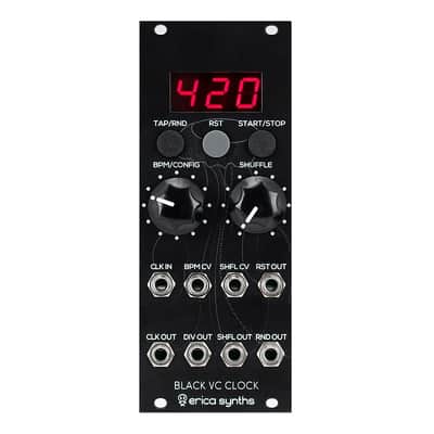 Erica Synths Black VC Clock Eurorack Module (V2) image 3