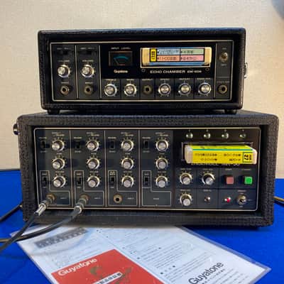 Funky 1978 Guyatone Mk-50 PA system- spring reverb having, 8 track playing, made in Japan gem image 25