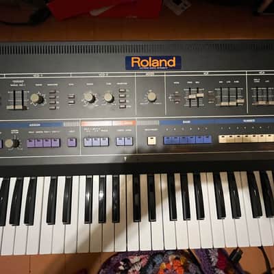 Roland Jupiter 6 61-Key Synthesizer with Europa Mod 1983 - 1985 - Black image 4