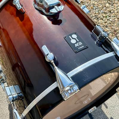 Sonor AQ2 16" x 15" Maple Bass Drum with Bass Mount Brown Fade Gloss image 10
