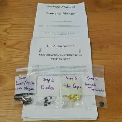 Harman Kardon Citation 1 restoration kit filter capacitor repair rebuild fix image 1