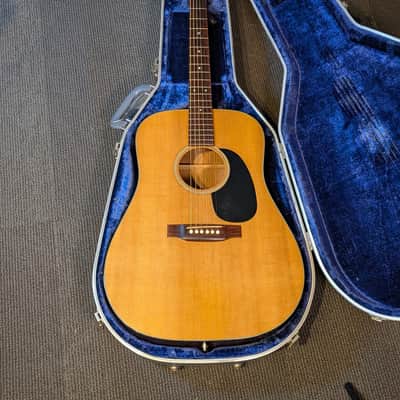 Martin D-18 Dreadnought Acoustic Guitar w/Case - Natural (1974) image 11