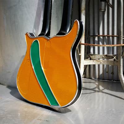 El Daga Lightshow Doubleneck 2000 Custom, Robelli. Art Collection Guitar. Only one. Unique. Rare. image 23