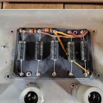 Fender Vibrolux Amp Wheat Grille 1962 - Brown Tolex image 19