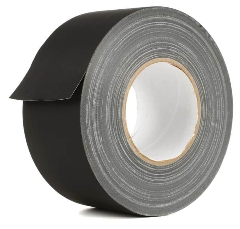 New Black Gaffer Tape 2" x 30 Yd. Hide Cables w/No Sticky Residue (1 Single Roll) image 1