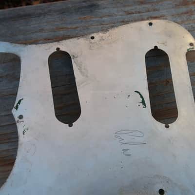 Fender Duo Sonic 1950's 1960's Pickguard Shield " Pilar signed image 4