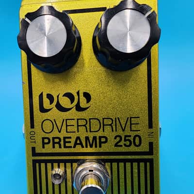 DOD Overdrive Preamp 250 Gold Guitar Effect Pedal 90s Reissue Bass Distortion image 3