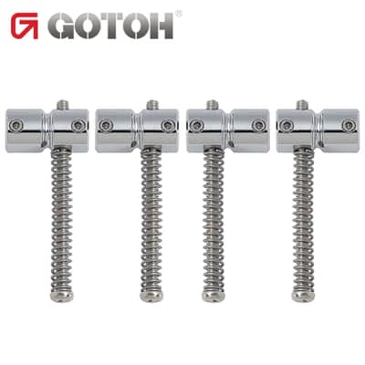 NEW Gotoh S201 Replacement Bridge BRASS Bass Saddles Set fit 201B-4 - CHROME