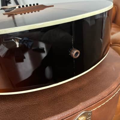 1992 Gibson J-100 Vintage Sunburst Acoustic Electric LR Baggs HiFi J100 Jumbo image 12
