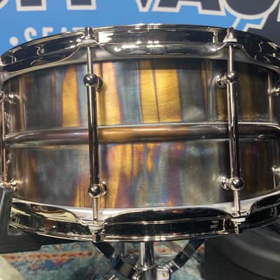 Joyful Noise - 6.5x14" TKO Brass Reserve Snare Drum with Case 2024. MINT! image 12