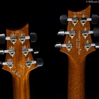 PRS Private Stock 5671 Doubleneck Baritone/6 String Black Cherry Burst image 6