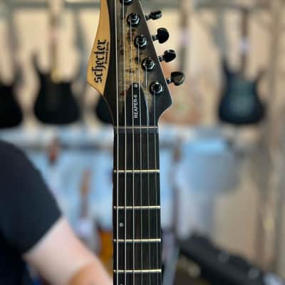Schecter Reaper-6 - Satin Charcoal Burst image 4