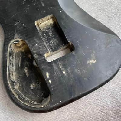 HSS Basswood Skull Head Top Guitar Body in Black image 8