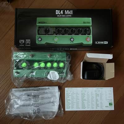 Infinite Repeats + Loop Mod + Expression Wheel Modded Line 6 DL4 MkII 2022 - Present - Green / Black image 2