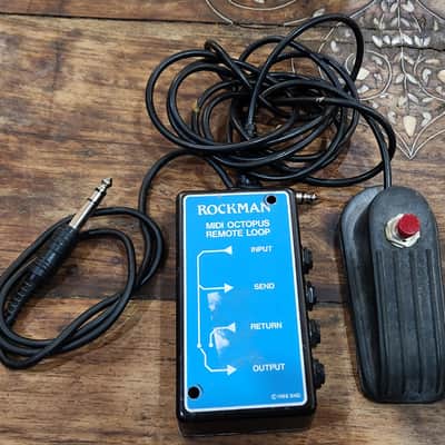 Rockman SR&D Tom Scholz Midi Octopus Remote Loop w Footswitch 1990s USA image 11