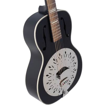 Recording King Dirty 30s Resonator Acoustic Guitar, Satin Black image 6