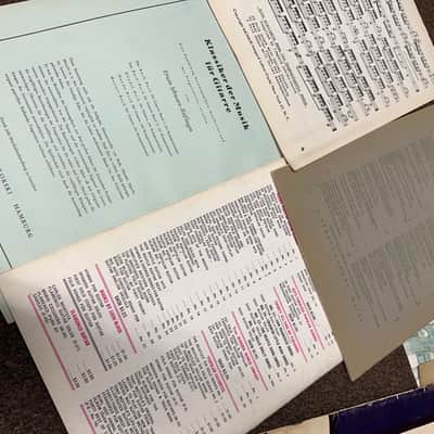 Used Vintage Retro Old Set of 14 different music books Classical/Solo Guitar image 6