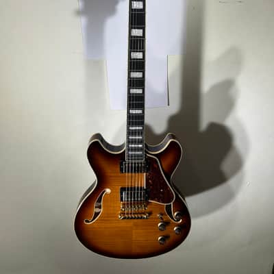 Ibanez AS93FM-VLS Artcore Expressionist Electric Guitar - Violin Sunburst Finish image 7