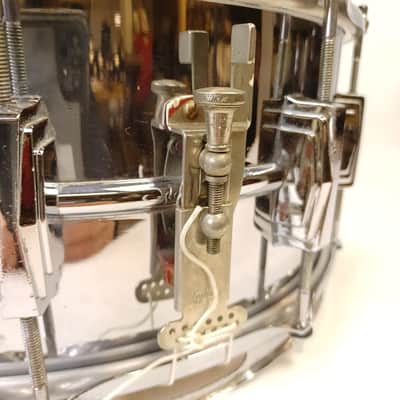Ludwig 402 Supraphonic 6.5x14"Snare Drum Keystone Badge 7/67 Supra-Phonic 529137 image 7