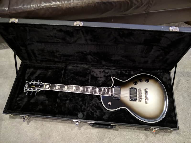 ESP Standard Eclipse Silverburst w/ Ebony Fretboard Silver image 1