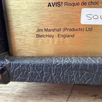 Used Marshall JCM 900 Model 4500 50W Hi Gain Dual Reverb Tube Guitar Amp Amplifier Head Made in England JCM900 image 12