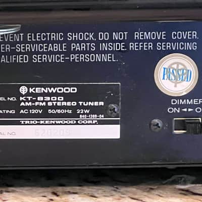 Vintage Kenwood KT-8300 6 Gang Tuner-Cleaned-Tested-Nice image 18