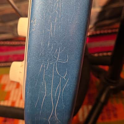 S-Style Partscaster - Aged Lake Placid Blue Body, Fender Custom Shop Neck & Bridge Pickups, Seymour Duncan SSL-1 Middle Pickup image 15
