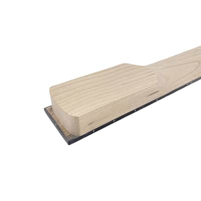 22 Fret Electric Guitar Neck 25.5 inch Maple Wood Neck with Cat Inlay Maple Fretboard, Bolt-On Neck for Builds image 6