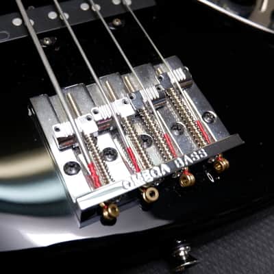 Warmoth J-style Custom Bass - Black with Tortoise Pickguard - Hard Case Included image 25
