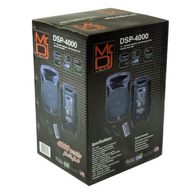 PRO 4000W Bluetooth DSP FM Radio USB Portable PA DJ KARAOKE Speaker image 8