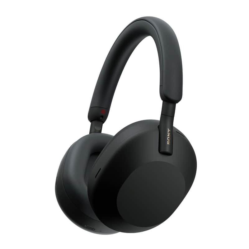 Sony WH-1000XM5 Wireless Noise Canceling Over-Ear Headphones (Black) image 1