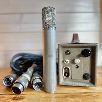 AKG C 12 Large Diaphragm Multipattern Tube Condenser Microphone 1950s - Silver image 1