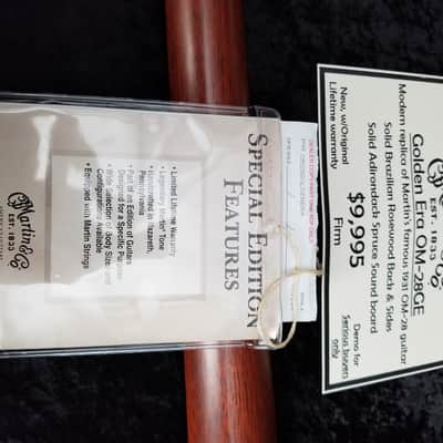 Martin OM-28 Golden Era (Brazilian Rosewood), 2003, with Original Paperwork & Case image 16