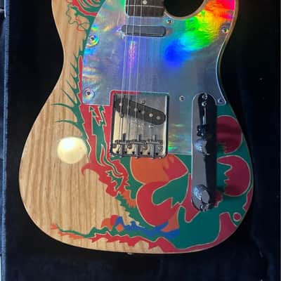 Fender Jimmy Page Signature Telecaster with Rosewood Fretboard - Natural with Dragon Graphic image 2
