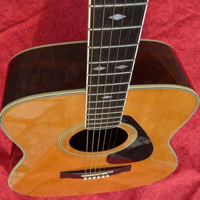 Yamaha FG-345 FG345 Excellent Conditions with low action and excellent sound 1980 Natural image 4