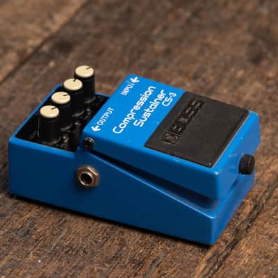 Boss CS-3 Compression Sustainer (Black Label) 1992 - 1997 - Blue image 2